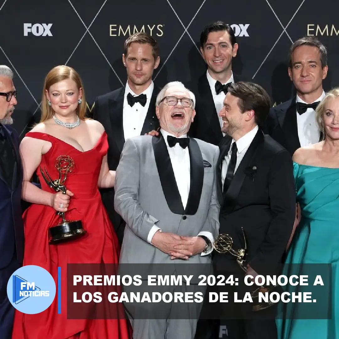 Premios Emmy 2024 Conoce a los ganadores de la noche FM Noticias